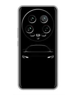 Чехол для Xiaomi 14 Ultra с картинкой «Взгляд Audi в темноте»
