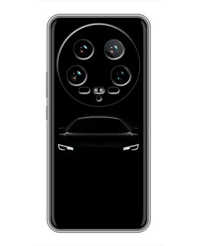 Чехол для Xiaomi 14 Ultra с картинкой «Взгляд Audi в темноте»