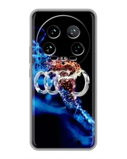 Чехол для Xiaomi 14 Ultra с картинкой «Энергия лого Audi»