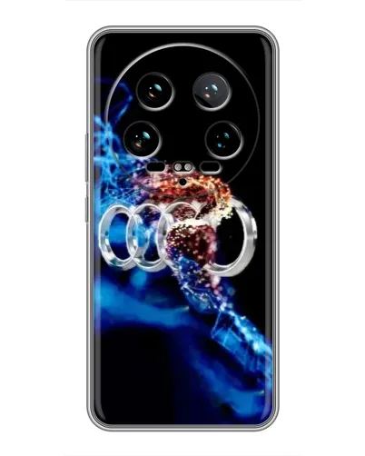 Чехол для Xiaomi 14 Ultra с картинкой «Энергия лого Audi»
