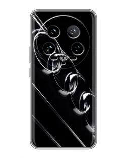 Чехол для Xiaomi 14 Ultra с картинкой «Audi — абстрактные кольца»