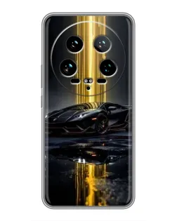 Чехол для Xiaomi 14 Ultra с картинкой «Ночной Lamborghini драйв» Чехол для Xiaomi 14 Ultra с картинкой «Ночной Lamborghini драйв»