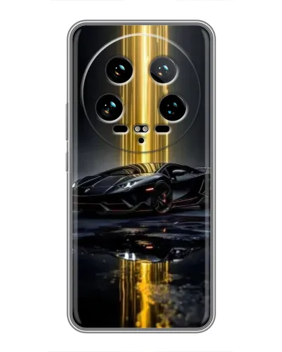 Чехол для Xiaomi 14 Ultra с картинкой «Ночной Lamborghini драйв» Чехол для Xiaomi 14 Ultra с картинкой «Ночной Lamborghini драйв»