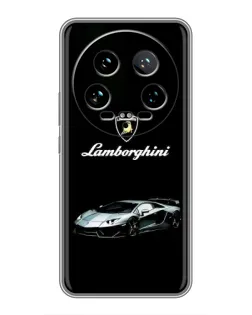 Чехол для Xiaomi 14 Ultra с картинкой «Логотип Lamborghini классика»