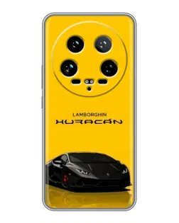 Чехол для Xiaomi 14 Ultra с картинкой «Lamborghini Huracan черный»