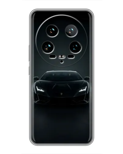 Чехол для Xiaomi 14 Ultra с картинкой «Черный Lamborghini Aventador» Чехол для Xiaomi 14 Ultra с картинкой «Черный Lamborghini Aventador»