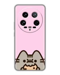 Чехол для Xiaomi 14 Ultra с картинкой «Pusheen и печенье» Чехол для Xiaomi 14 Ultra с картинкой «Pusheen и печенье»