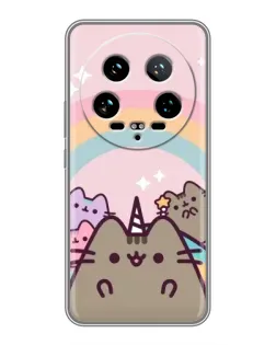 Чехол для Xiaomi 14 Ultra с картинкой «Единорог Pusheen» Чехол для Xiaomi 14 Ultra с картинкой «Единорог Pusheen»