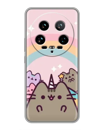 Чехол для Xiaomi 14 Ultra с картинкой «Единорог Pusheen» Чехол для Xiaomi 14 Ultra с картинкой «Единорог Pusheen»