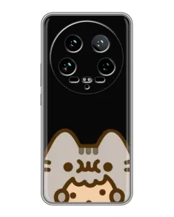 Чехол для Xiaomi 14 Ultra с картинкой «Пушин на черном» Чехол для Xiaomi 14 Ultra с картинкой «Пушин на черном»