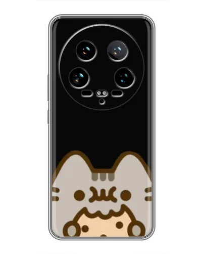 Чехол для Xiaomi 14 Ultra с картинкой «Пушин на черном» Чехол для Xiaomi 14 Ultra с картинкой «Пушин на черном»