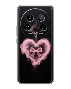 Чехол для Xiaomi 14 Ultra с картинкой «Дымчатое сердце»