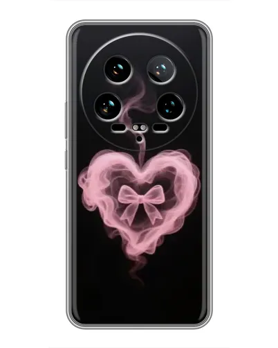 Чехол для Xiaomi 14 Ultra с картинкой «Дымчатое сердце»
