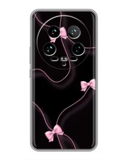 Чехол для Xiaomi 14 Ultra с картинкой «Розовые ленты»