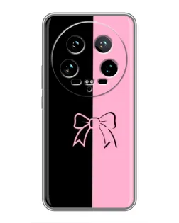 Чехол для Xiaomi 14 Ultra с картинкой «Половинки банта»