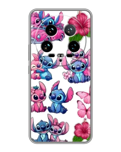 Чехол для Xiaomi 14 Ultra с картинкой «Стикеры Stitch и Angel» Чехол для Xiaomi 14 Ultra с картинкой «Стикеры Stitch и Angel»