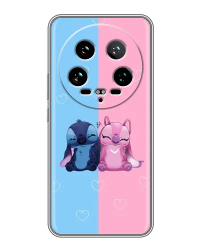 Чехол для Xiaomi 14 Ultra с картинкой «Stitch и Angel Love» Чехол для Xiaomi 14 Ultra с картинкой «Stitch и Angel Love»