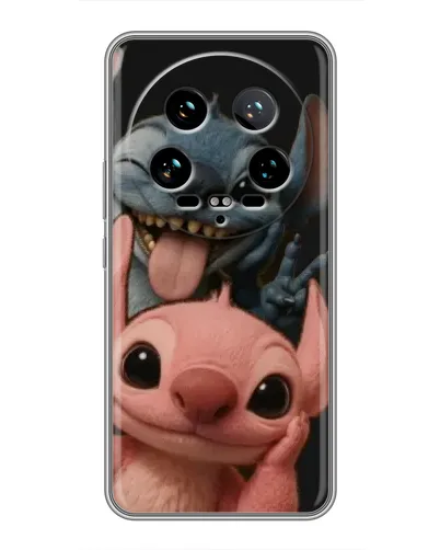 Чехол для Xiaomi 14 Ultra с картинкой «Стич и Ангел» Чехол для Xiaomi 14 Ultra с картинкой «Стич и Ангел»