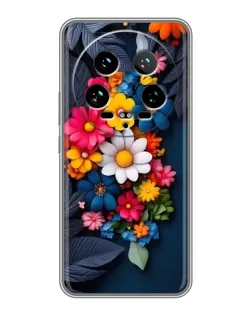 Чехол для Xiaomi 14 Ultra с картинкой «Цветочная феерия»