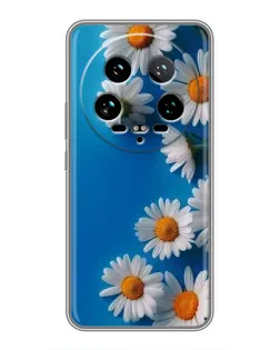 Чехол для Xiaomi 14 Ultra с картинкой «Белоснежные маргаритки»