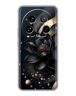 Чехол для Xiaomi 14 Ultra с картинкой «Черный лотос»