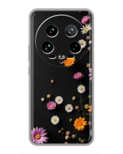 Чехол для Xiaomi 14 Ultra с картинкой «Цветочная композиция»