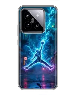 Чехол для Xiaomi 14 с картинкой «Jordan Gold Jumpman» Чехол для Xiaomi 14 с картинкой «Jordan Gold Jumpman»