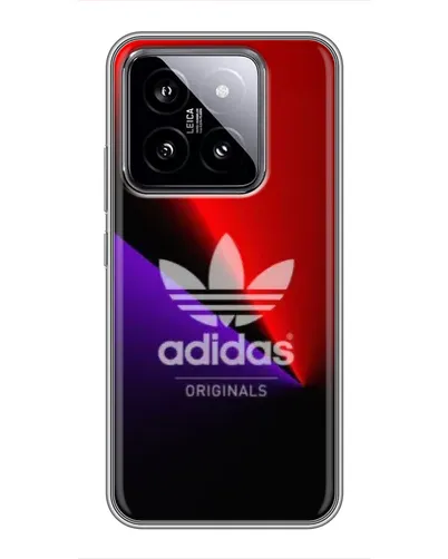 Чохол для Xiaomi 14 з картинкою «Adidas Red Neon» Чохол для Xiaomi 14 з картинкою «Adidas Red Neon»