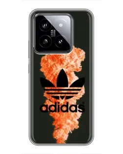 Чохол для Xiaomi 14 з картинкою «Помаранчевий дим Adidas» Чохол для Xiaomi 14 з картинкою «Помаранчевий дим Adidas»
