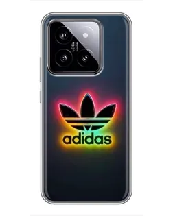 Чохол для Xiaomi 14 з картинкою «Неоновий Adidas» Чохол для Xiaomi 14 з картинкою «Неоновий Adidas»