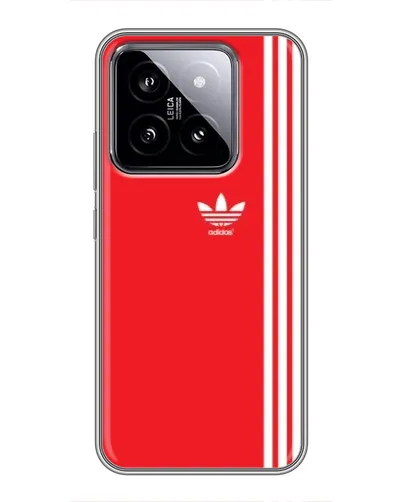 Чохол для Xiaomi 14 з картинкою «Червоний мінімалізм Adidas» Чохол для Xiaomi 14 з картинкою «Червоний мінімалізм Adidas»