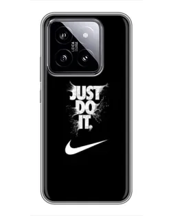 Чохол для Xiaomi 14 з картинкою «Текстовий принт Nike» Чохол для Xiaomi 14 з картинкою «Текстовий принт Nike»