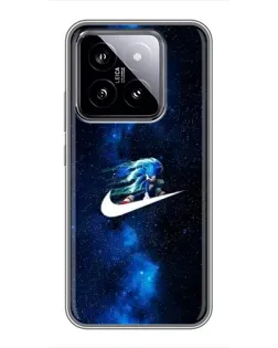Чохол для Xiaomi 14 з картинкою «Зірковий шлях Nike» Чохол для Xiaomi 14 з картинкою «Зірковий шлях Nike»
