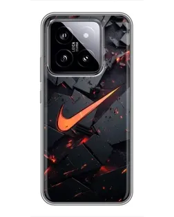 Чохол для Xiaomi 14 з картинкою «Nike — ефект розломів» Чохол для Xiaomi 14 з картинкою «Nike — ефект розломів»