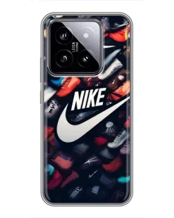Чохол для Xiaomi 14 з картинкою «Колекція кросівок Nike» Чохол для Xiaomi 14 з картинкою «Колекція кросівок Nike»
