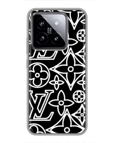 Чехол для Xiaomi 14 с картинкой «Черно-белый узор LV» Чехол для Xiaomi 14 с картинкой «Черно-белый узор LV»