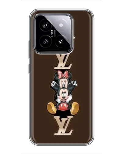 Чехол для Xiaomi 14 с картинкой «LV и Микки Маус» Чехол для Xiaomi 14 с картинкой «LV и Микки Маус»