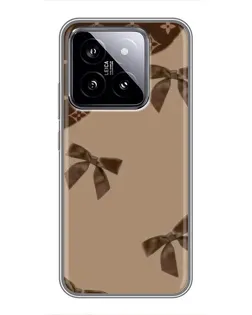 Чехол для Xiaomi 14 с картинкой «LV — кофейный атлас» Чехол для Xiaomi 14 с картинкой «LV — кофейный атлас»