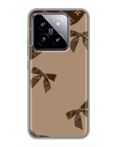 Чехол для Xiaomi 14 с картинкой «LV — кофейный атлас» Чехол для Xiaomi 14 с картинкой «LV — кофейный атлас»