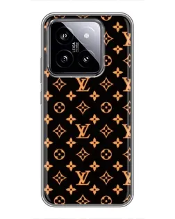 Чехол для Xiaomi 14 с картинкой «Золотая монограмма LV» Чехол для Xiaomi 14 с картинкой «Золотая монограмма LV»