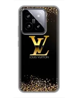Чехол для Xiaomi 14 с картинкой «LV — золотые искры» Чехол для Xiaomi 14 с картинкой «LV — золотые искры»