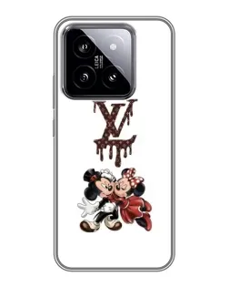 Чехол для Xiaomi 14 с картинкой «LV и Микки Маус» Чехол для Xiaomi 14 с картинкой «LV и Микки Маус»