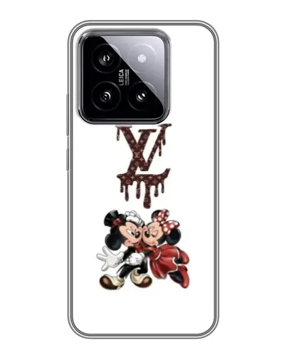 Чехол для Xiaomi 14 с картинкой «LV и Микки Маус» Чехол для Xiaomi 14 с картинкой «LV и Микки Маус»