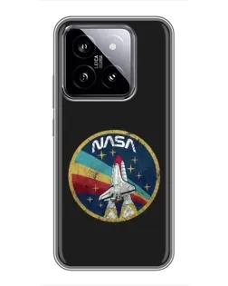 Чехол для Xiaomi 14 с картинкой «NASA — эмблема миссии» Чехол для Xiaomi 14 с картинкой «NASA — эмблема миссии»