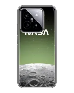 Чохол для Xiaomi 14 з картинкою «NASA — місячний градієнт» Чохол для Xiaomi 14 з картинкою «NASA — місячний градієнт»