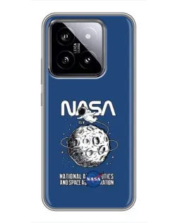 Чохол для Xiaomi 14 з картинкою «NASA — місячна місія» Чохол для Xiaomi 14 з картинкою «NASA — місячна місія»