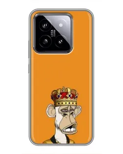 Чехол для Xiaomi 14 с картинкой «Золотая обезьяна Bored Ape» Чехол для Xiaomi 14 с картинкой «Золотая обезьяна Bored Ape»