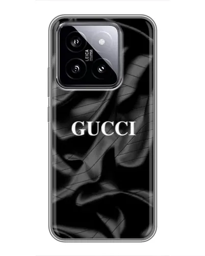 Чохол для Xiaomi 14 з картинкою «Gucci — шовкові хвилі» Чохол для Xiaomi 14 з картинкою «Gucci — шовкові хвилі»