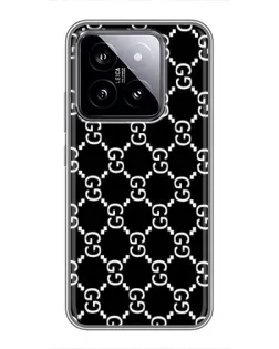 Чохол для Xiaomi 14 з картинкою «Gucci — сітчастий паттерн» Чохол для Xiaomi 14 з картинкою «Gucci — сітчастий паттерн»
