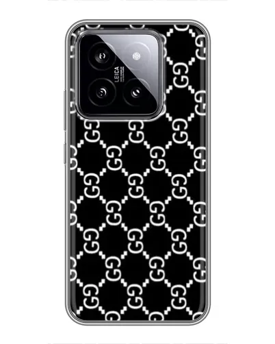Чохол для Xiaomi 14 з картинкою «Gucci — сітчастий паттерн» Чохол для Xiaomi 14 з картинкою «Gucci — сітчастий паттерн»